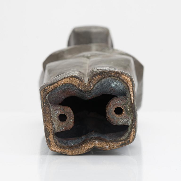 Allan Frilander, sculpture, bronze, signed and dated -82.