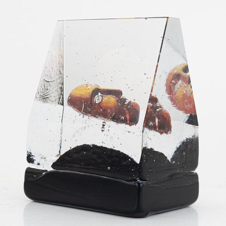 Bertil Vallien, skulptur, "Black Elements: House of mystery", Kosta Boda.