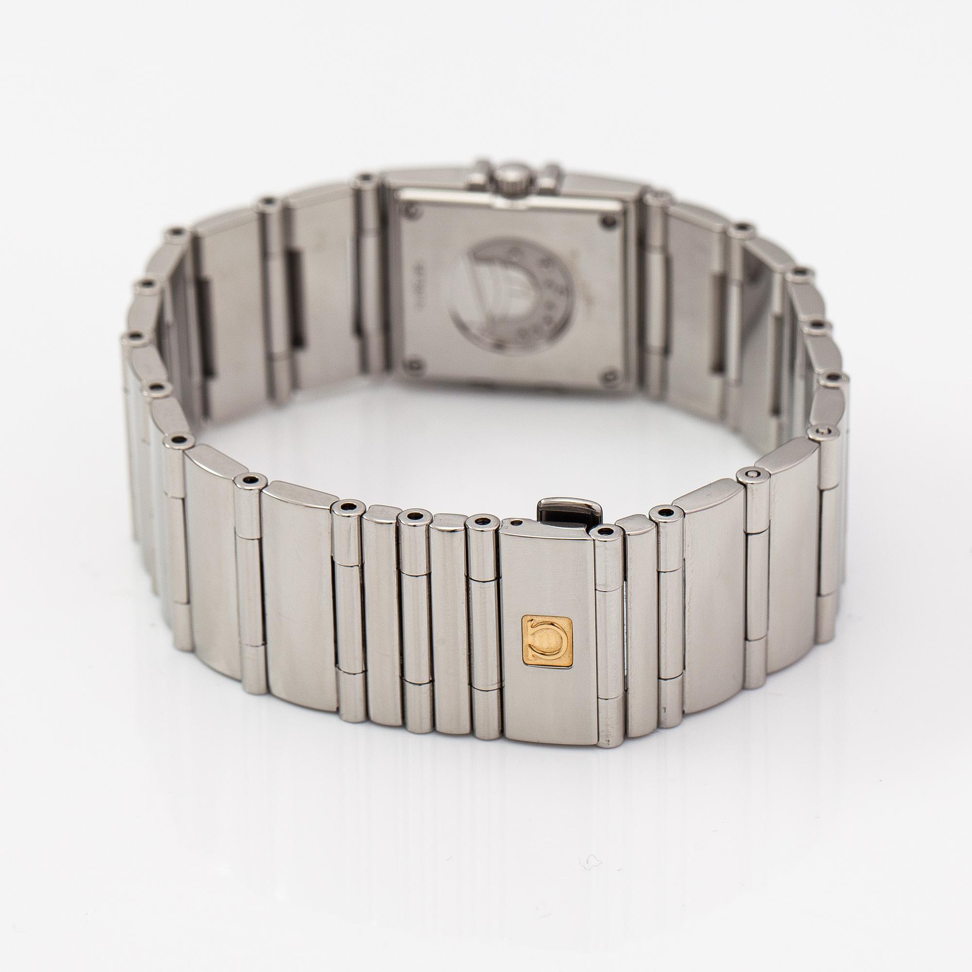 Omega, Constellation, Quadra, wristwatch, 21 x 24 mm.
