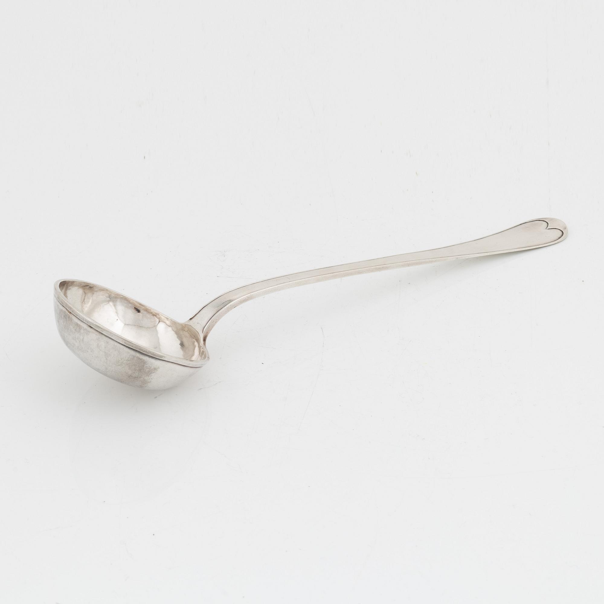 Slev silver, oidentifierad mästare, Turin 1809, Italien.