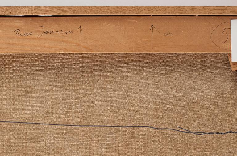 Rune Jansson, "Genomdraget av två trådar".