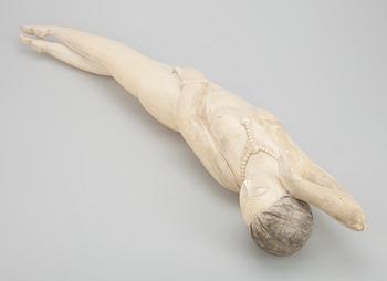 An ivory sculpture/medicin doll, Qing dynasty, ca 1900.