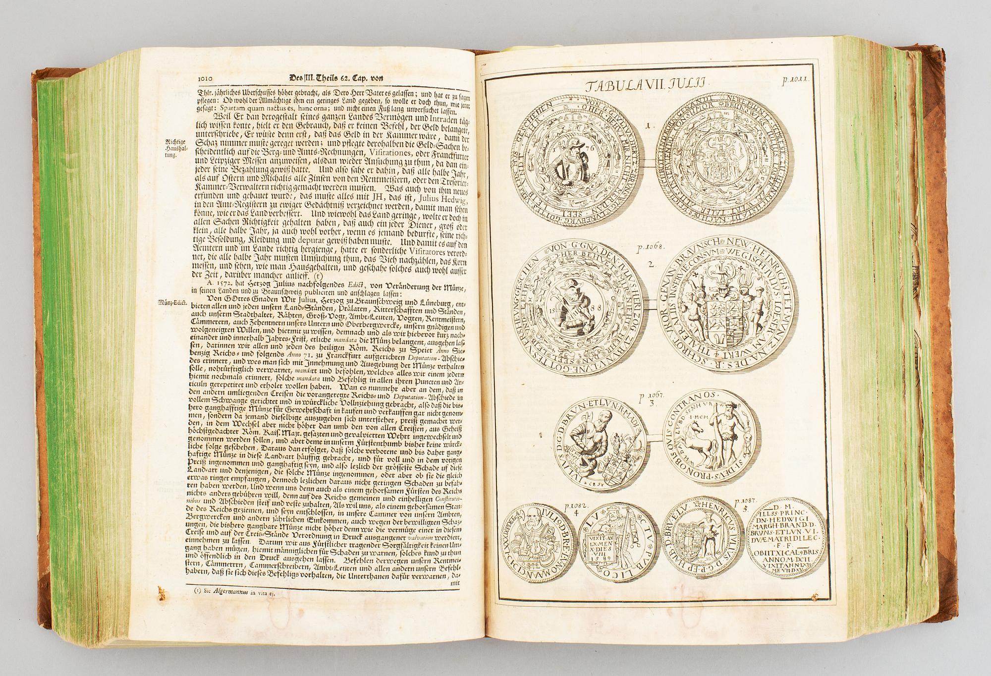 With numerous plates of coins, seals, armorial devices etc.