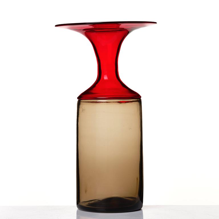 Tapio Wirkkala, a "Lapponi" glass vase, Venini, Italy 1960's.