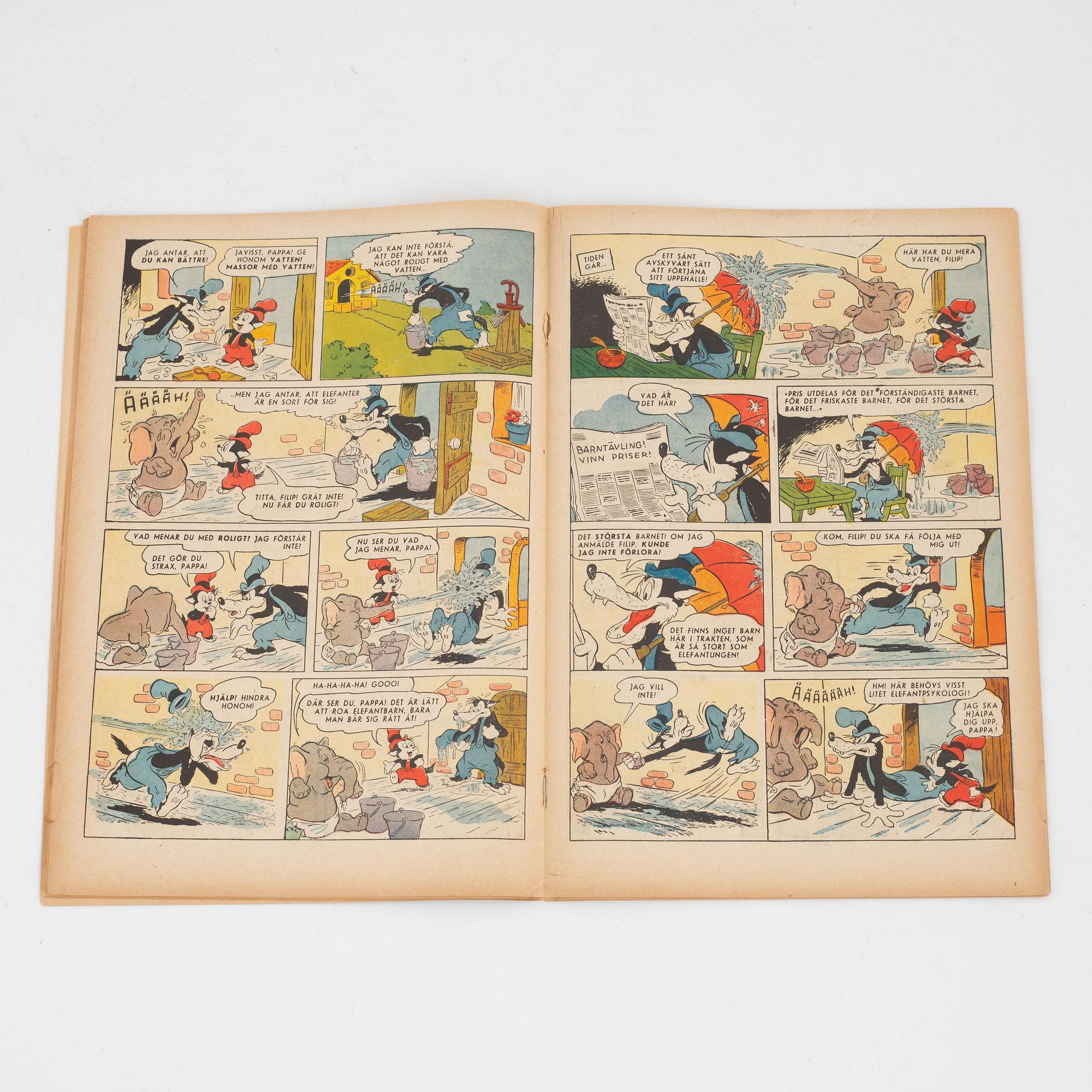 Serietidning, "Kalle Anka & Co" Nr 7, 1949.