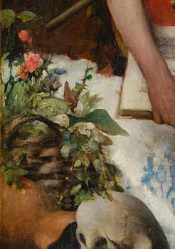 Carl Larsson, "Häxans dotter" ("The Witches daughter").