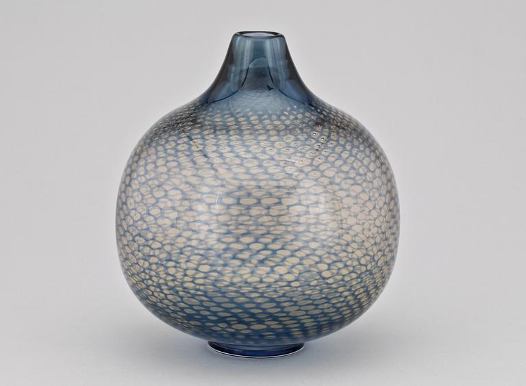 VAS, glas, "Kraka", Sven Palmqvist, Orrefors, sign o numr P 456. 1967.