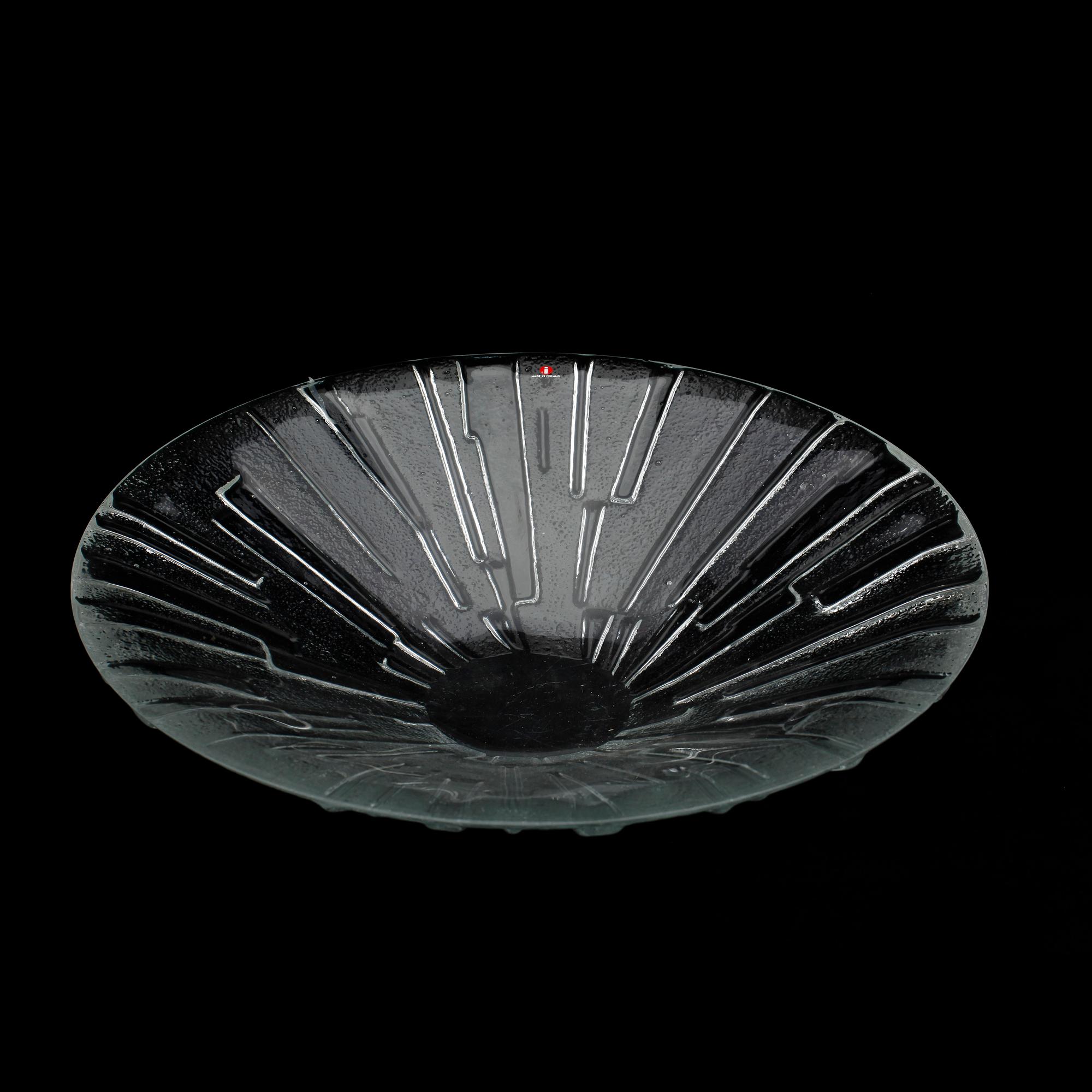 SKÅLFAT, glas, Tapio Wirkkala, signerad och numrerad 3573.