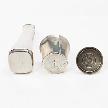 13 pieces of silover for the table, different makers including C.G.Hallberg and GAB, Sweden.