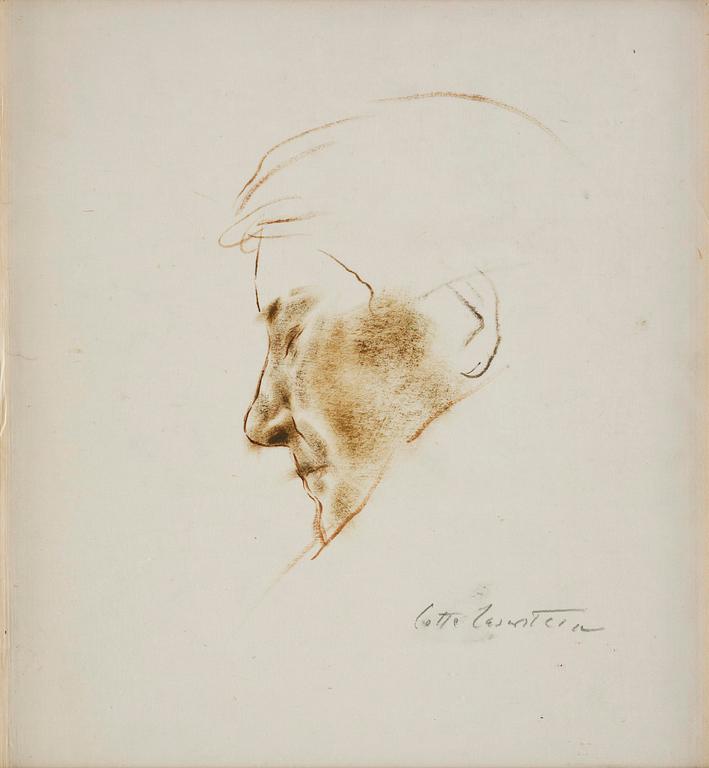 Lotte Laserstein, Portrait of a elederly lady.