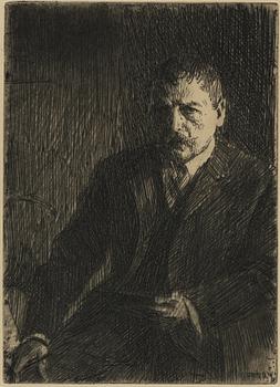 Anders Zorn, ”Självporträtt 1904 I”.