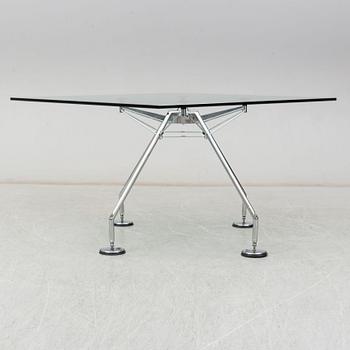 NORMAN FOSTER, a 'Nomos system' glass table.