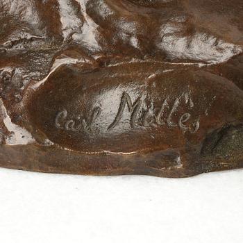 Carl Milles, Kampen för tillvaron.