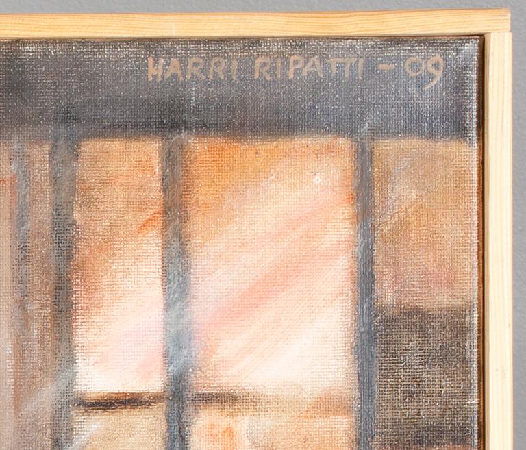 HARRI RIPATTI, olja på duk, signerad och daterad -09.