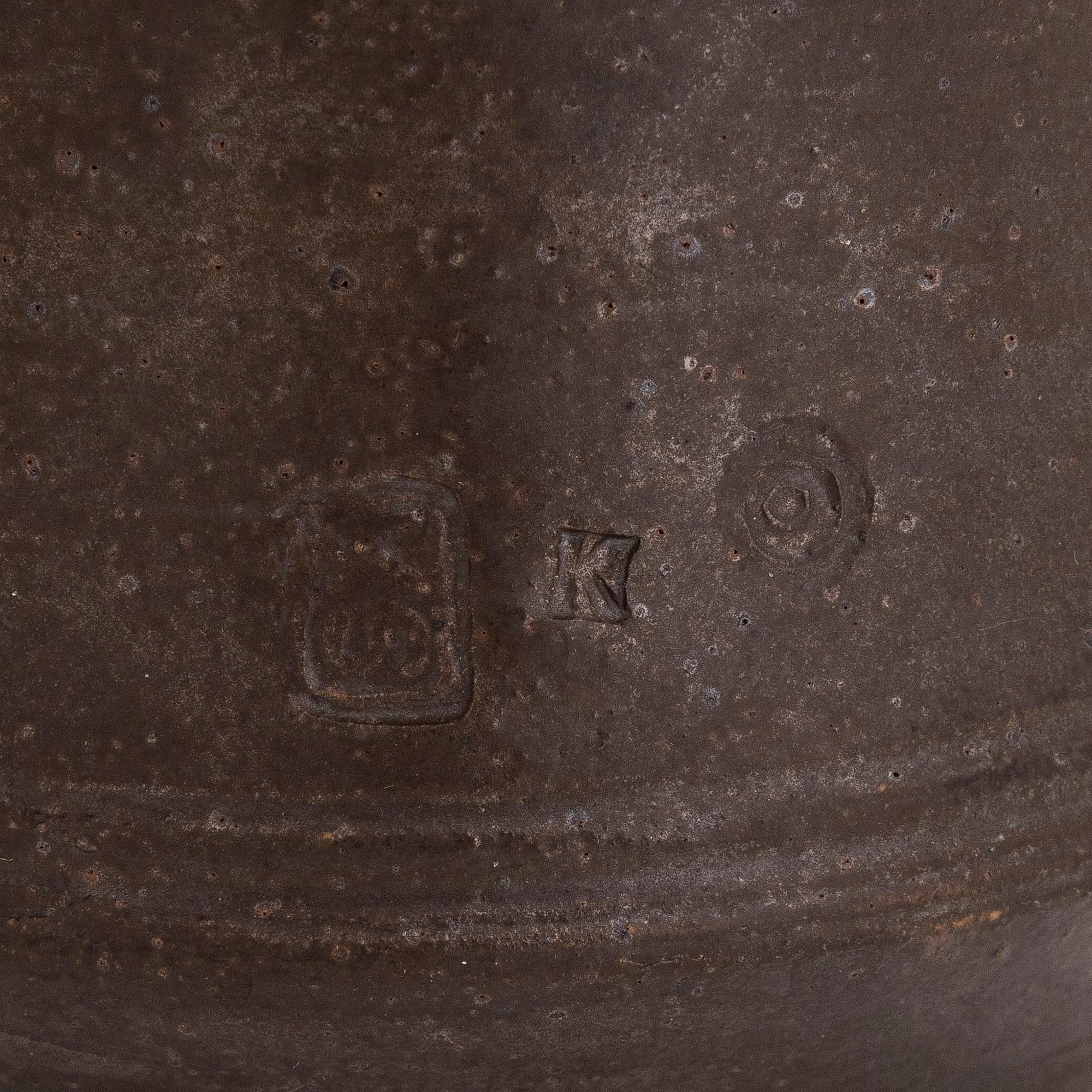 Kyllikki Salmenhaara, a stoneware jug signed KS.