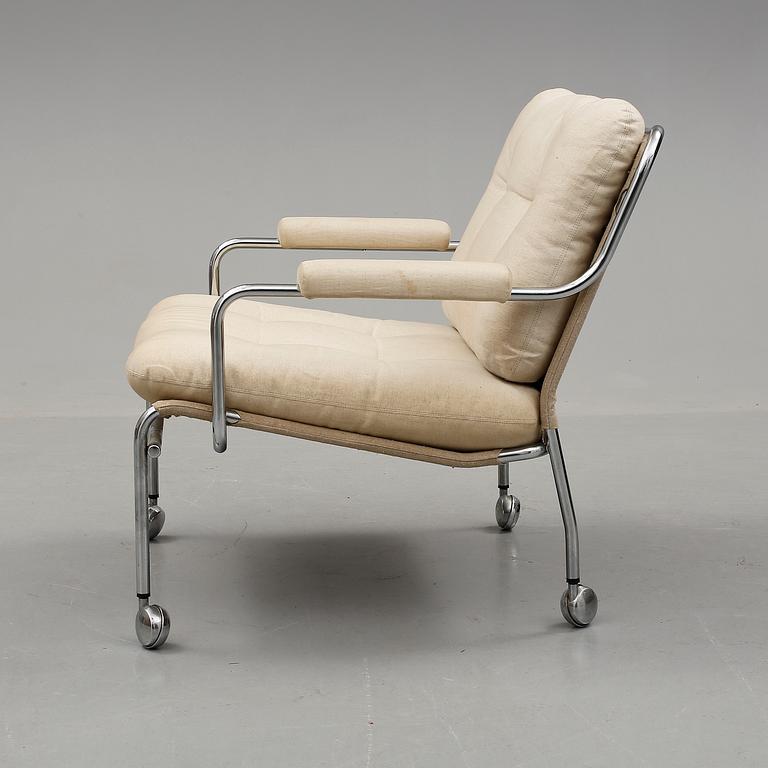 FÅTÖLJ, Lindlöfs Möbler, Lammhult, 1970-tal.