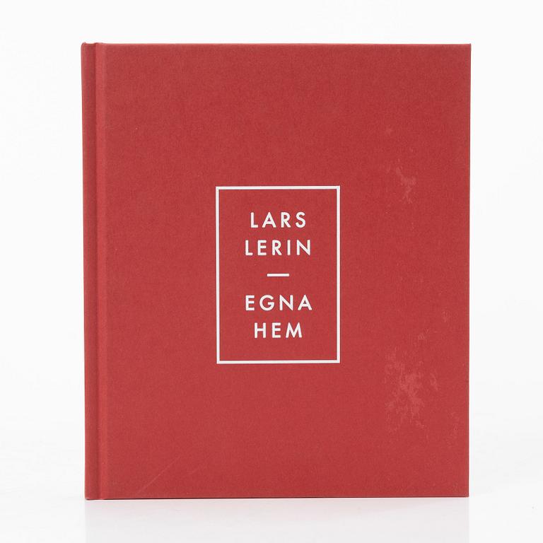 Lars Lerin, a collection of 76 books, of which four with signature and dedication from the author.