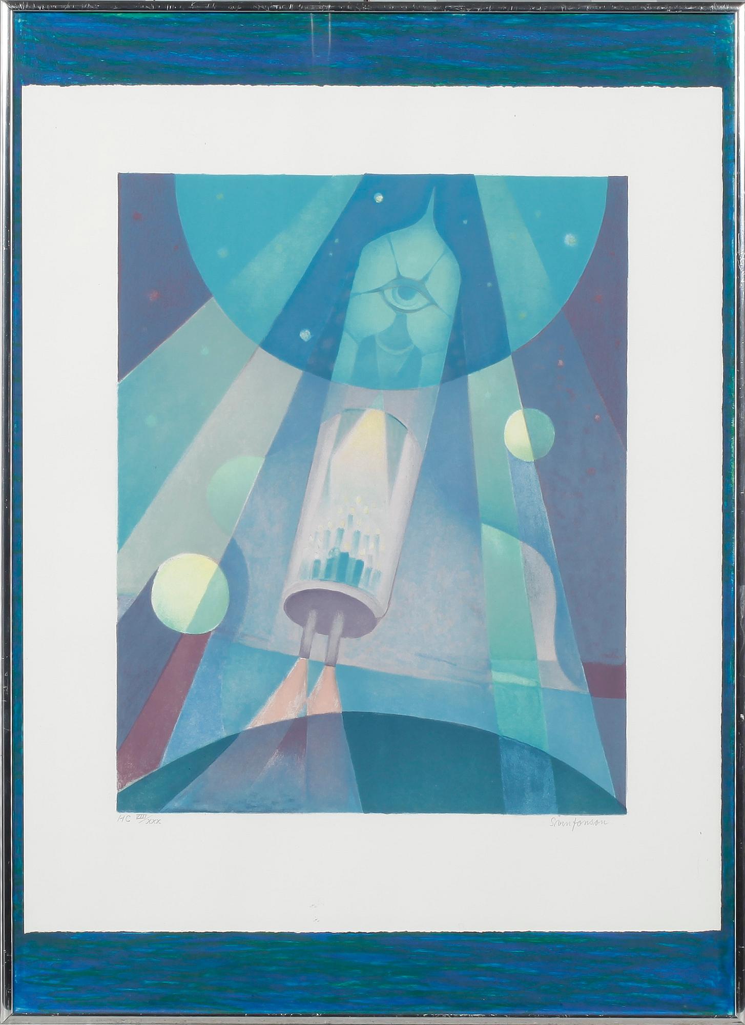 SVEN JONSON (SVERIGE), färglitografi, signerad och numrerad HC VIII/XXX.