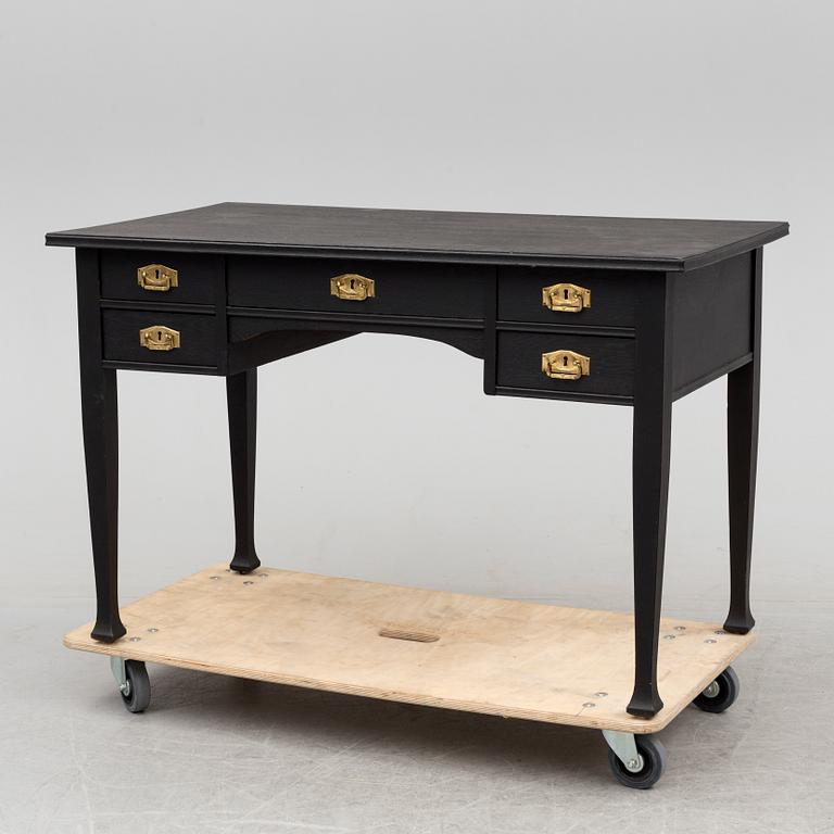 A first half of the 20th century painted writing desk.