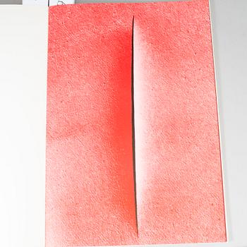 LUCIO FONTANA, book, "Manifiesto Blanco 1946 Spazialismo", 1966.