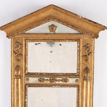 A Swedish mid 19th century mirror.