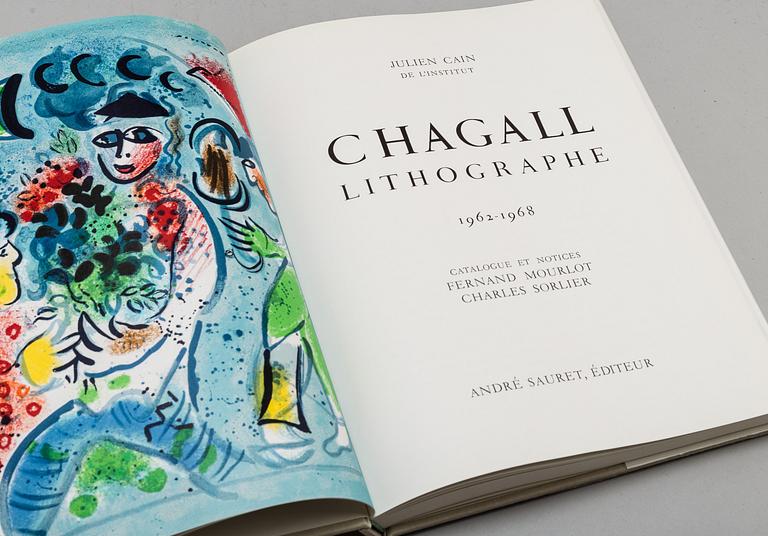 BOOKS (3), "Chagall Lithographe, II, III och IV", 1963-1974.