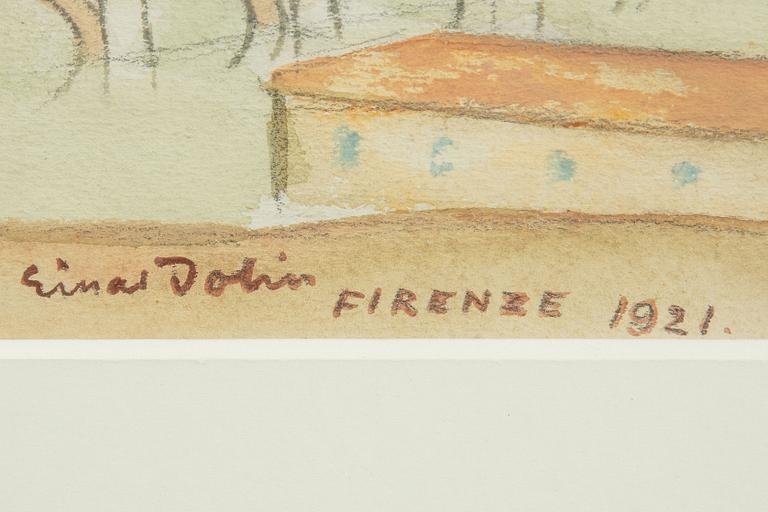 Einar Jolin,  View over Florence.