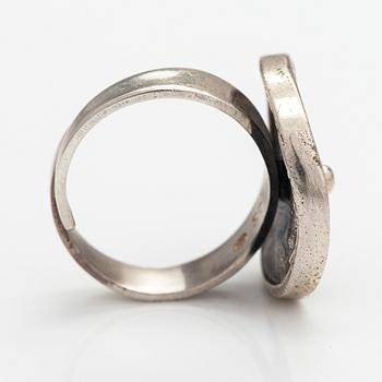 Jorma Laine, A silver ring "Chic". Turun hopea, Turku.