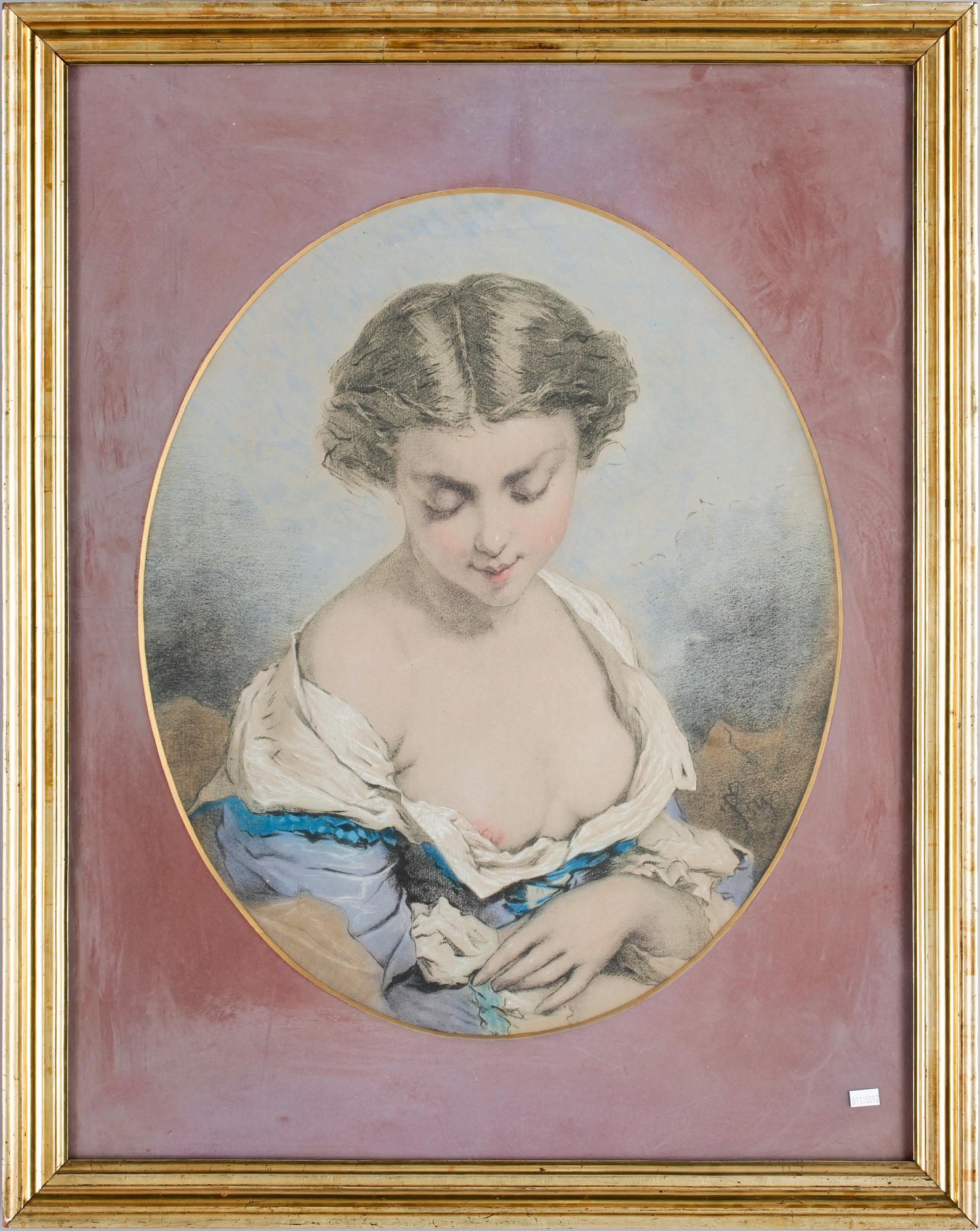 EGRON LUNDGREN, pastell, sign.