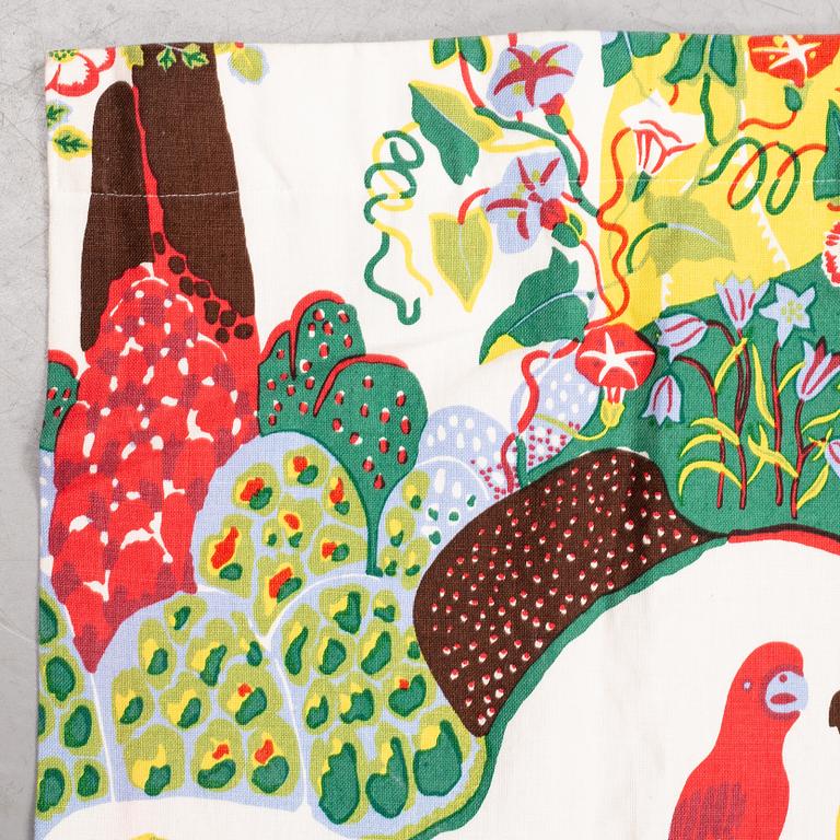 Josef Frank, gardiner, ett par, "Himalaya", Svenskt Tenn, tyg formgivet 1950.