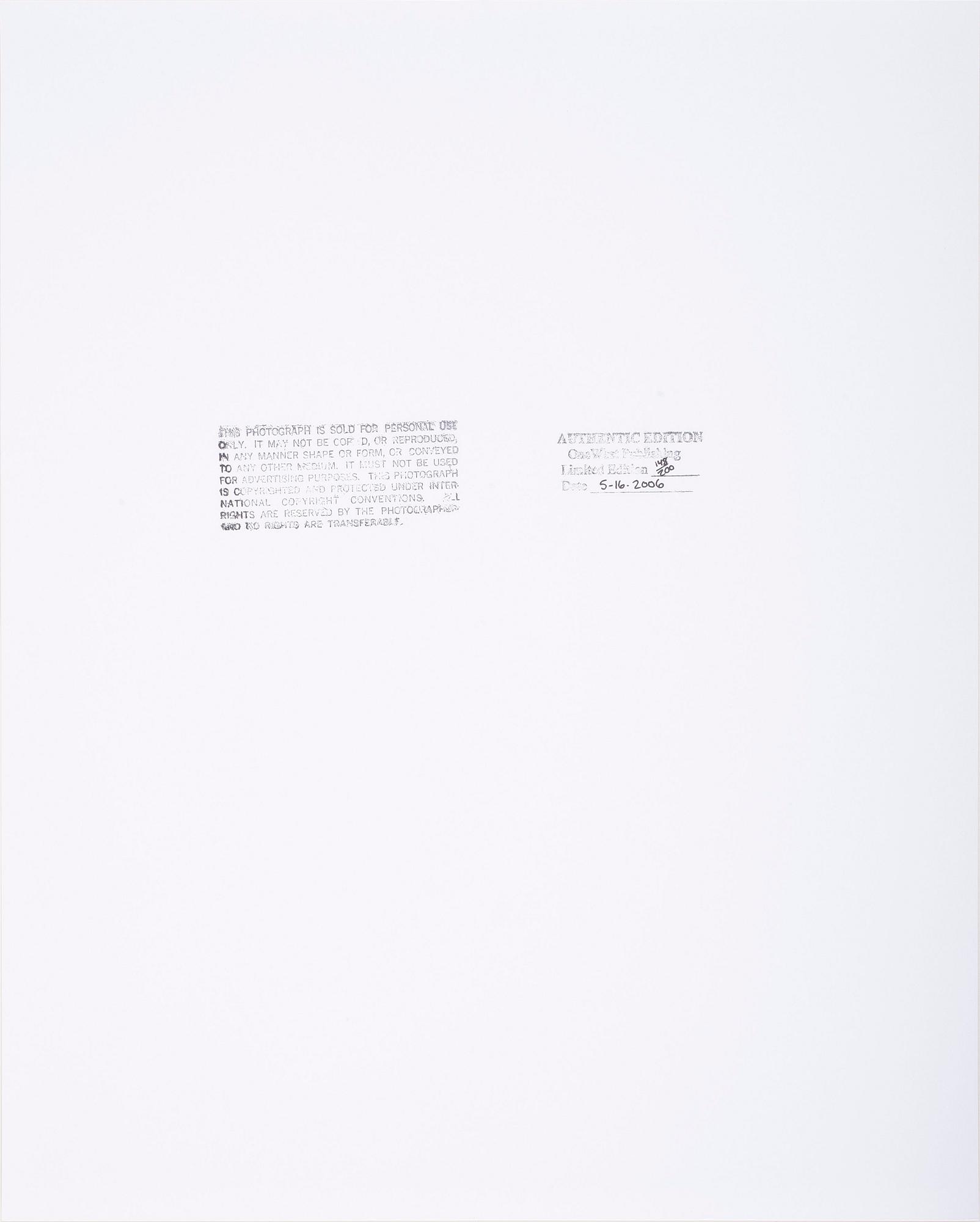 GEORGE BARRIS, efter, gicleétryck, numr 148/200, dat 16/5-2006.