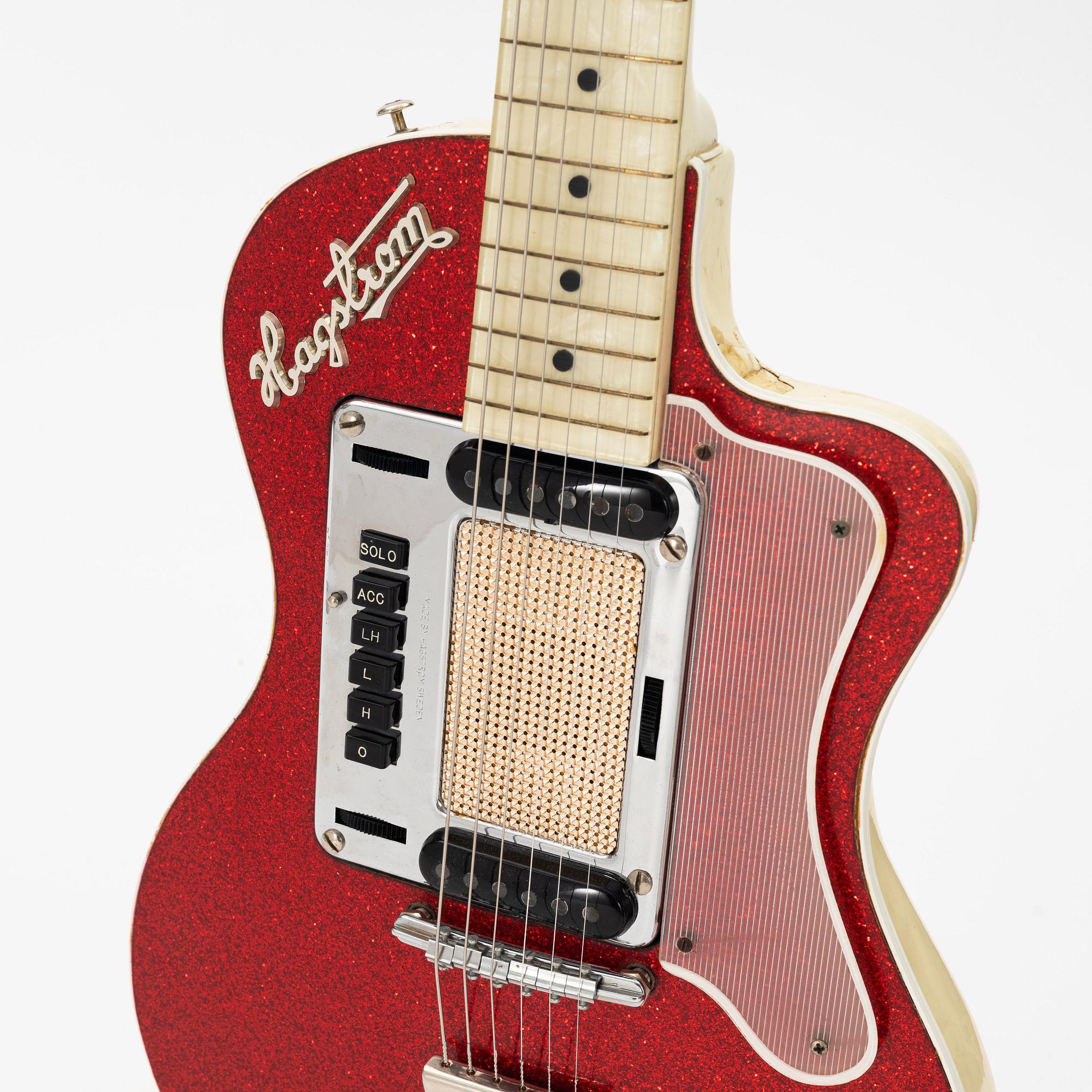 Hagström, elgitarr, "Standard 80", Älvdalen, ca 1960-61.