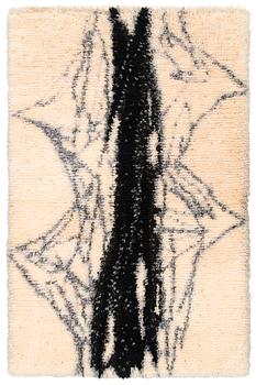 Lea Eskola, A Finnish long pile ryijy rug, for Friends of Finnish Handicraft. Circa 190 x 125 cm.