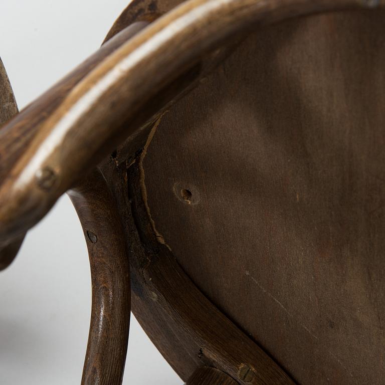 A pair of bar stools, Thonet, first half of the 20th century.