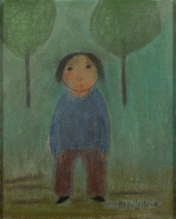 Nikolai Lehto, oil on board, signed and dated -81.
