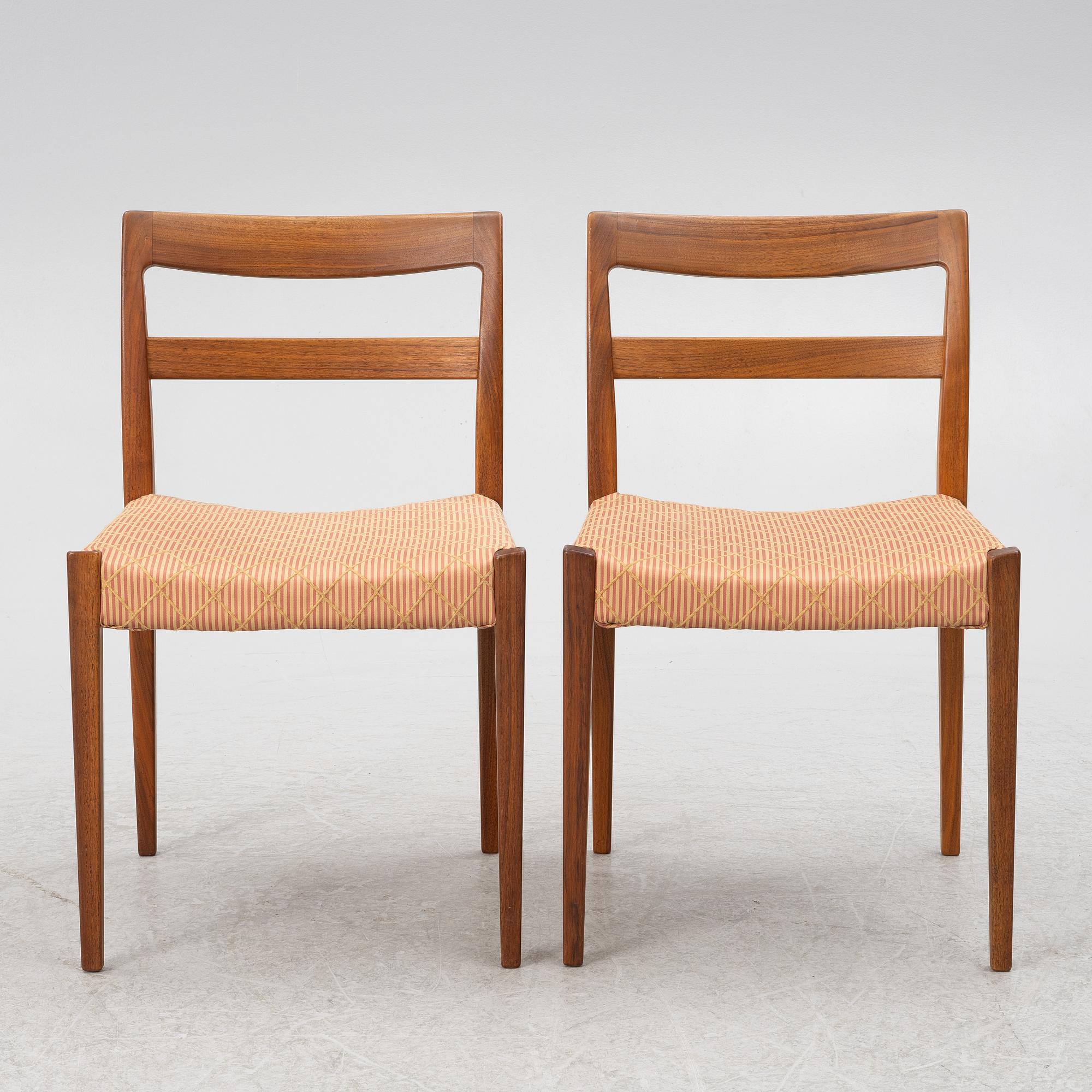 Nils Jonsson, matbord med 6 stolar, Troeds.