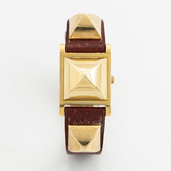Hermès, Medor, armbandsur, 23 x 32 mm.