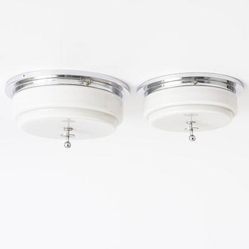 Bröderna Malmströms Metallvarufabrik, plafonder, 2 ett par, modell 3119, 1930-tal.