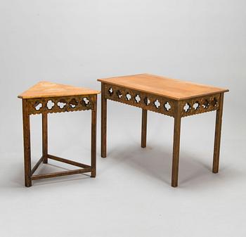Möblemang, 7 delar, Tidaholms Bruks Aktiebolag, 1900- talets början.