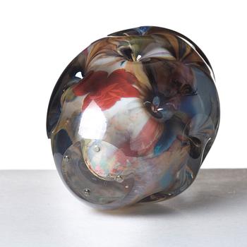 Per B. Sundberg, a unique "Fabula" glass vase, Orrefors, Sweden 2000.
