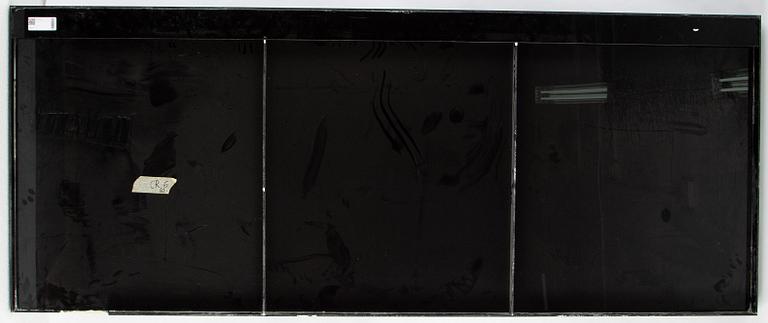 Ken Lum, relief, mixed media on plexi.