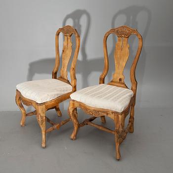 STOLAR, ett par, rokokostil, 1900-tal.