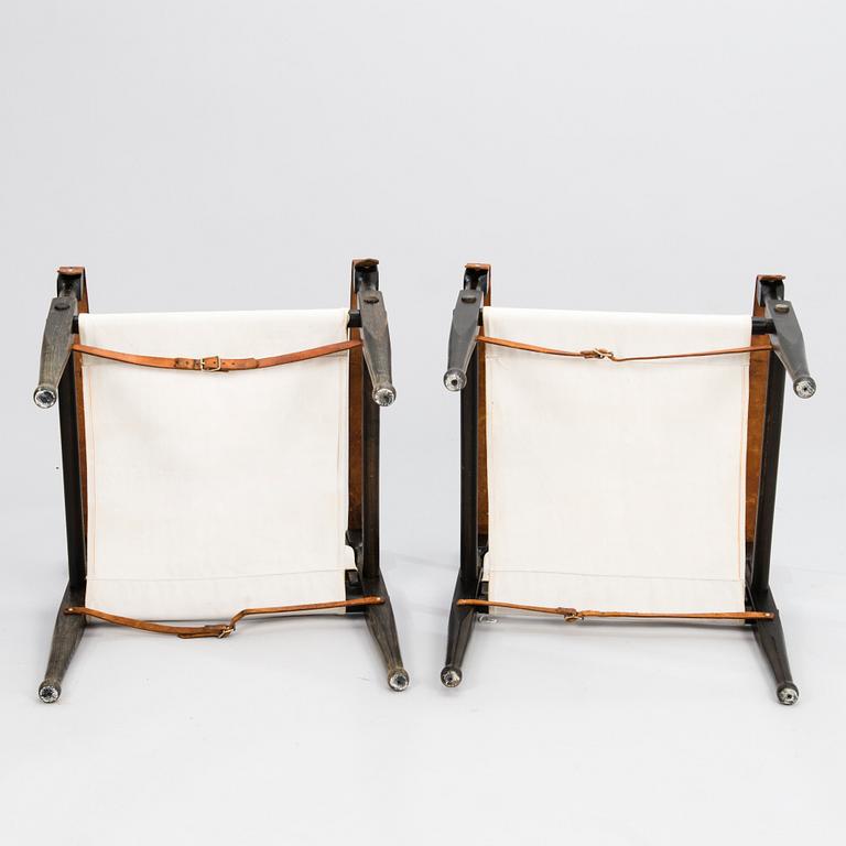 A pair of 1930s open armchairs, design Wilhelm Kienzle.