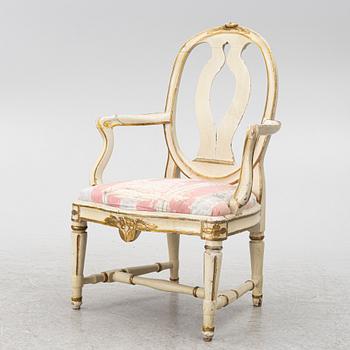 Karmstol, Stockholmsarbete, sent 1700-tal, Gustaviansk.