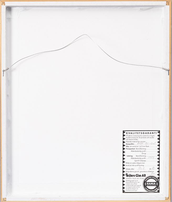 Lars Lerin, "Mellan husen-bilder från Lofoten", bibliophile edition with a colour lithograph "Tre Måsar".