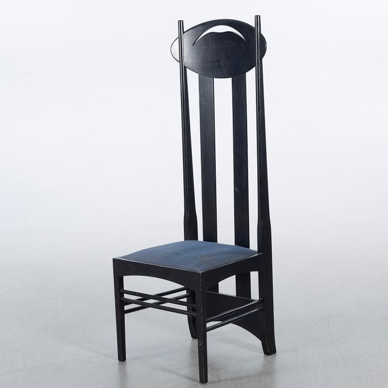 CHARLES RENNIE MACKINTOSH, stol "Argyle" Cassina numrerad 2433.