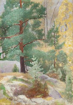 Pekka Halonen, AUTUMN LANDSCAPE.