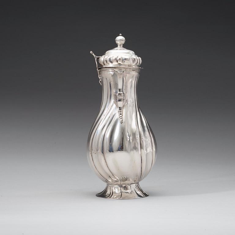 KAFFEKANNA, av Johan Christoph Engelbrecht, Augsburg 1749-1751.
