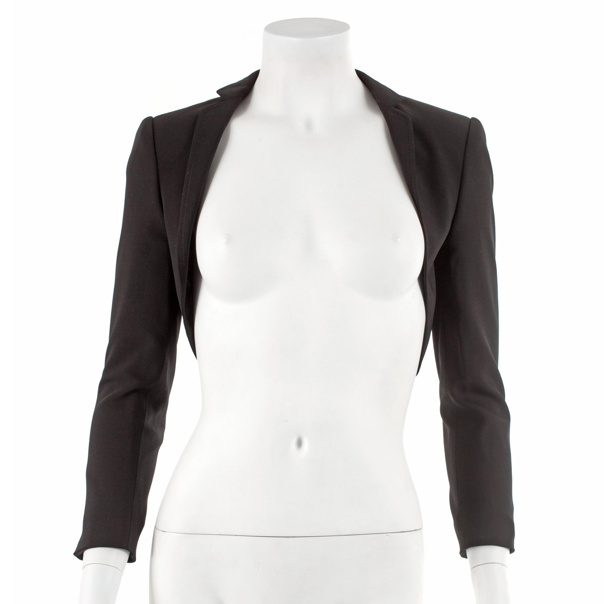 DOLCE & GABBANA, a black bolero. Size italian 40.