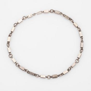 Wiwen Nilsson, necklace, sterling silver, Lund, 1966.